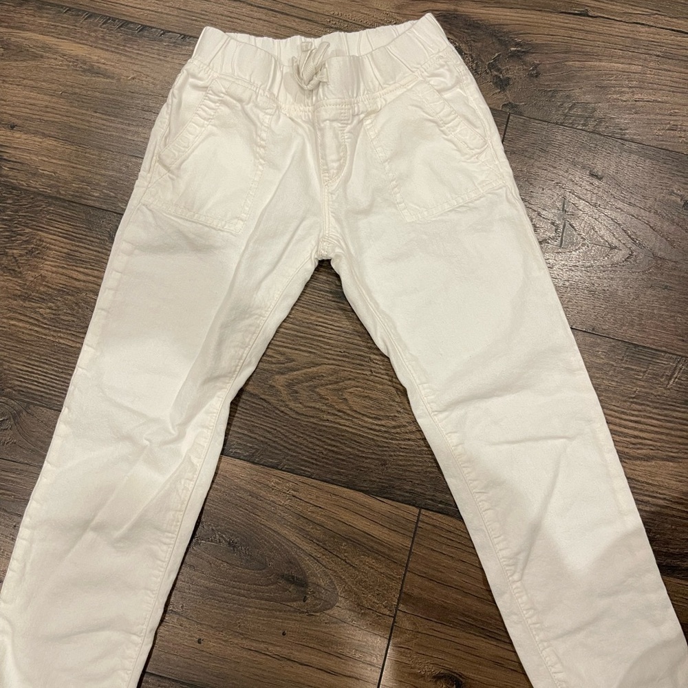 Gap White Cotton Pants